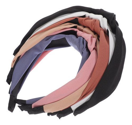 Diadema Con Nudo Ancho, 6 Unidades, Diadema Decorativa Anuda