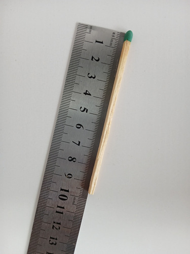 2 Caixas De Fósforo Ecológico Palitos De 9,5cm 100 Palitos