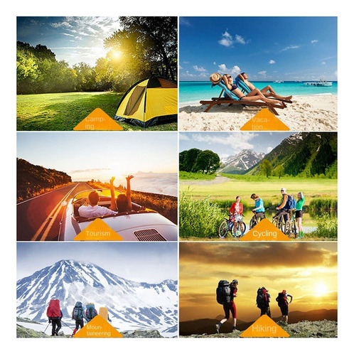 Mochila Solar Usb De 14 W, Mochila Portátil Con Panel Solar