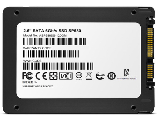 Unidade Sólida Adata, Disco Rígido Sata Iii Ssd De 120gb De