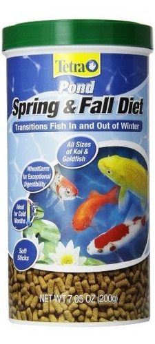 Tetrapond Spring And Fall Diet 7.05 Onzas, Alimento Para Pec