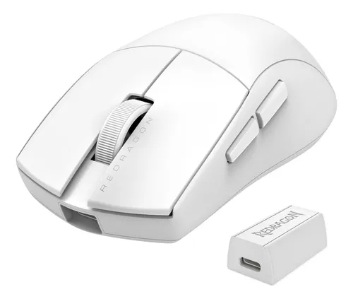 Imagem do produto Mouse Gamer sem fio Redragon King Pro Lunar White - M916W-PRO-1K em Mercado Livre