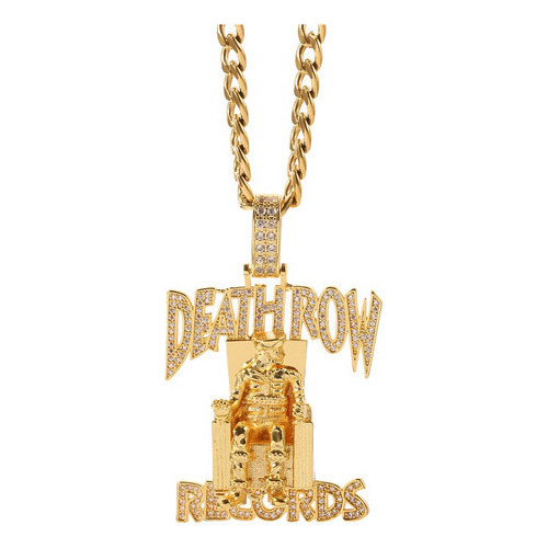 Diseño De Collar Hip Hop Deathrow Records