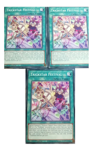 Trickstar Festival X3 Yu-gi-oh! Original Konami