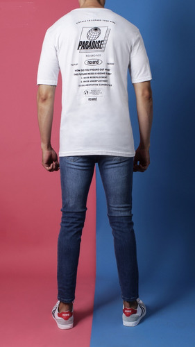 Imagen 2 de 5 de Remera Estampada Paradise Hombre No End 37892