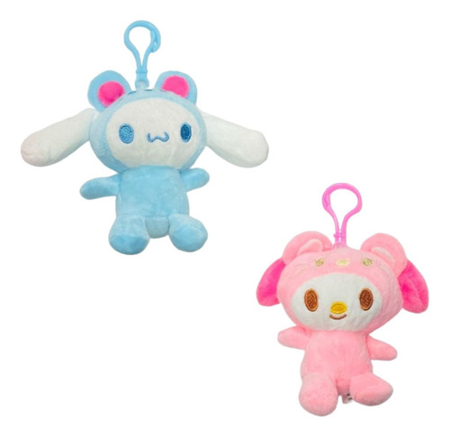 Llavero My Melody Cinnamoroll X1 Peluche Kawaii Sanrio Nena