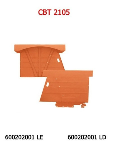 Kit Paralamas + Toldo Com Colunas No Chassi - Cbt
