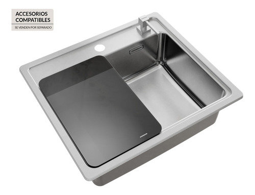 Pileta Bacha Simple Cocina Johnson Luxor Quadra Mini Q55 Ad