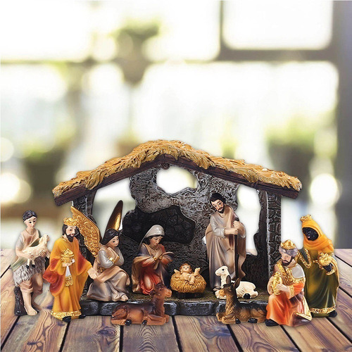 Figuras De Juego De Estatuas Del Nacimiento De Jesús