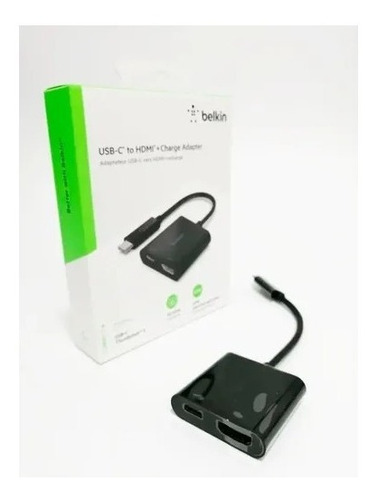 Adaptador Convertidor Usb Tipo C A Hdmi- Puerto Carga Belkin