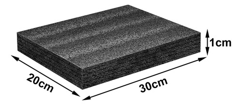 Hoja De Espuma Para Soluciones De Embalaje Y 30cmx20cmx1cm