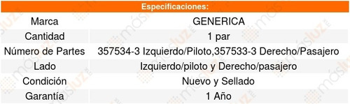 Set 2 Tolvas/loderas Salpicaderas Generica Ford Focus 12_14