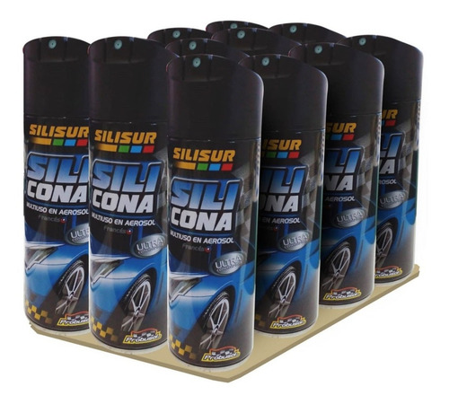 Silicona Ultra Aerosol Multiuso 140grs Pack X12un Color Incoloro