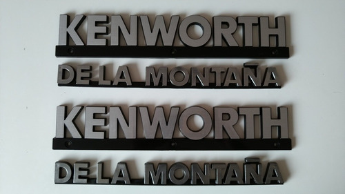 Set De Emblemas Para Camión Kenworth De La Montaña