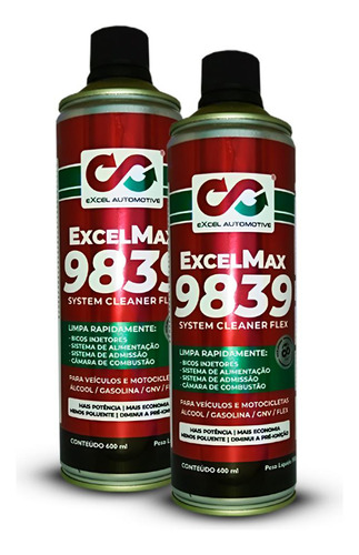 Descarbonizante Excel Max System Cleaner 9839 Flex 02 Unds