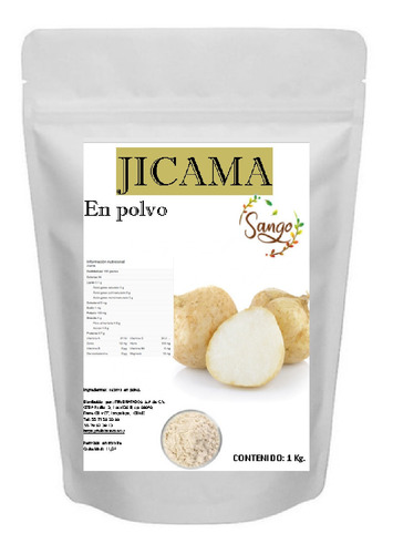 1 Kg De Jicama En Polvo Pura