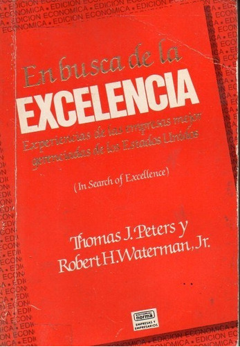 En Busca De La Excelencia Peters Waterman