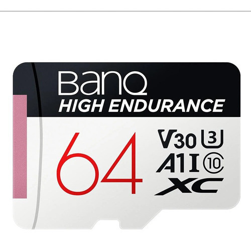 Micro Sd Banq High Endurance 64gb Classe 10 U3 V30 P/ Drones