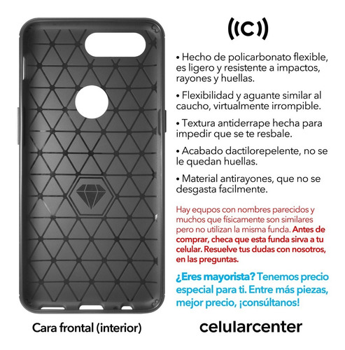 Funda Premium Oneplus 5t Case Protector Carbono One Plus 1+