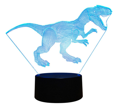 Lámpara Nocturna Con Diseño De Dinosaurio Para Niños, 7 Vari