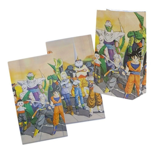 Bolsas De Papel Para Dulces Motivo Dragon Ball