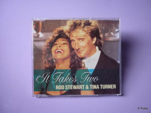 Rod Stewart, Tina Turner - It Takes Two Cd Maxi  Aleman P78