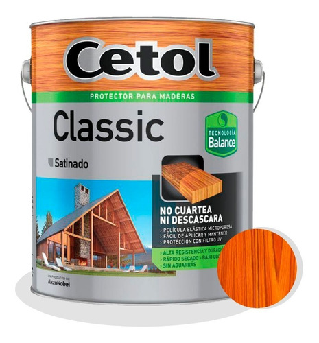 Cetol Balance Satinado Agua Ecolog S/olor 4lts Akzo - Iacono