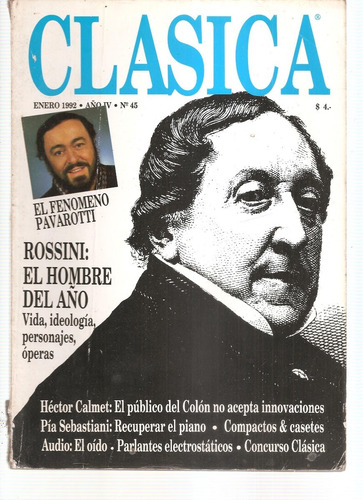 Revista Clasica Nº 45 Enero 1992