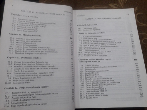 Libro Hidráulica De Canales Ven Te Chow (Usado)