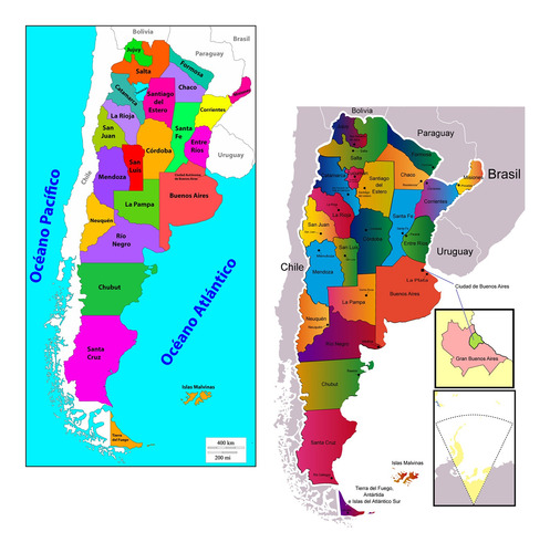 Mapas Vectorizados De Argentina
