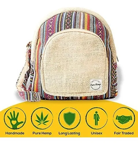 Hemp mochilas sale