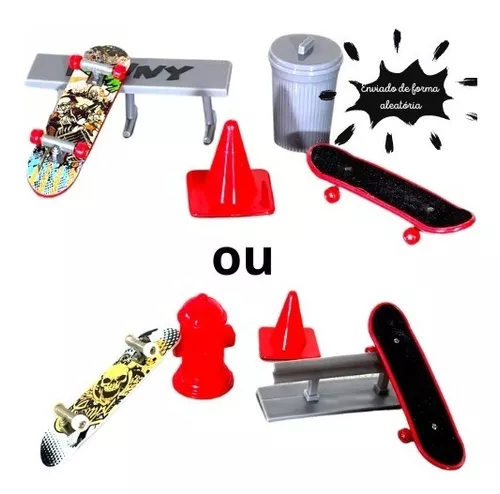 Kit 2 Skates Dedo Profissional Fingerboard Presente Crianças