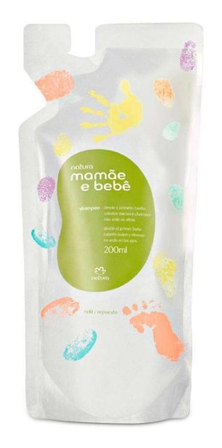 Shampoo Niños Mamae E Bebe Repuesto 200ml Natura