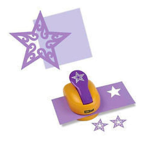 Scrapbook Perforadora Estrella Decorada Punch Tarjeta Papel