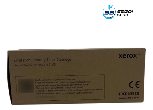 Toner Original Xerox Versalink B405 / B400 Código 106r03585