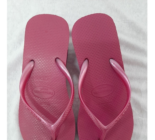 Ojotas Havaianas Plataforma Fucsia Usa 4 Eu 37 Br 35