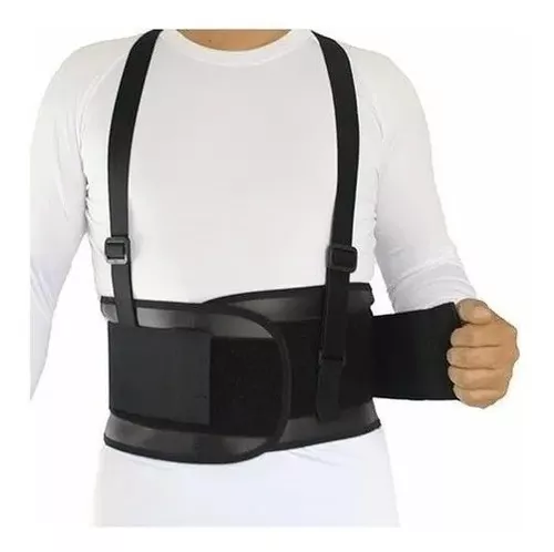 Faja De Fuerza Lumbar Cinturón Seguridad Trabajos Rf 010