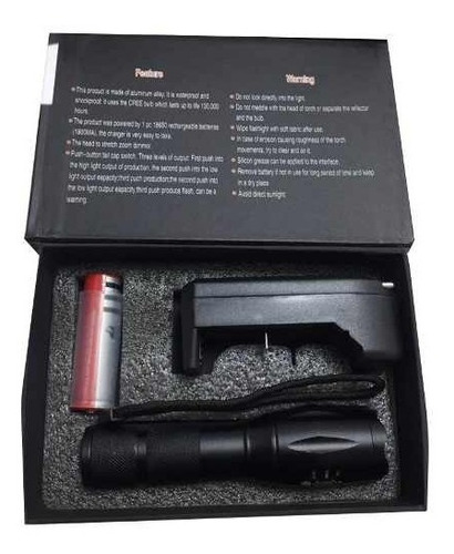 Imagen 8 de 9 de Linterna Led Cree 2000 Lumenes Similar Linterna Lumify X9