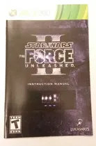 Comprar Star Wars The Force Unleashed 2 Xbox 360 Solo Manual Booklet