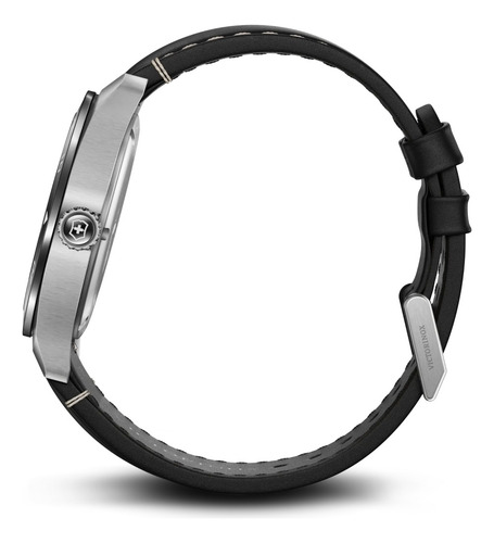Victorinox, Reloj, Swiss Army Quartz, Caballero, 42 Mm Negro Plata Negro