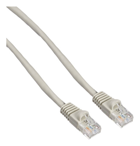 Pack 5 Pz Cordón De Parcheo Cat 5e 2mt Gris Hellermann Tyton