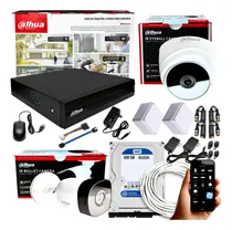 Comprar Kit Dahua 5mp Dvr 4ch + 2 Camaras De Seguridad + 500gb Cctv