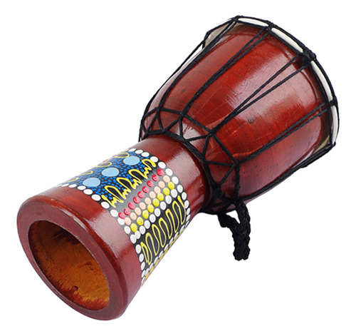 Tambor Africano Bongo Congo Djembe De 5 Pulgadas Madera