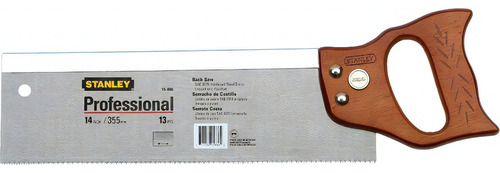 Serrucho Costilla Stanley 15-884 305mm Profesional Ingletar