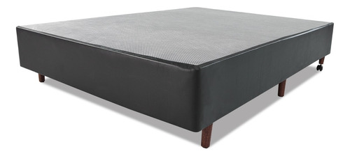 Base Para Box Sommier Casal 138x188x36cm Courvin Preto