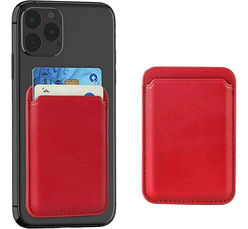 Magsafe Wallet Para Celular Cuero Sintético iPhone Android