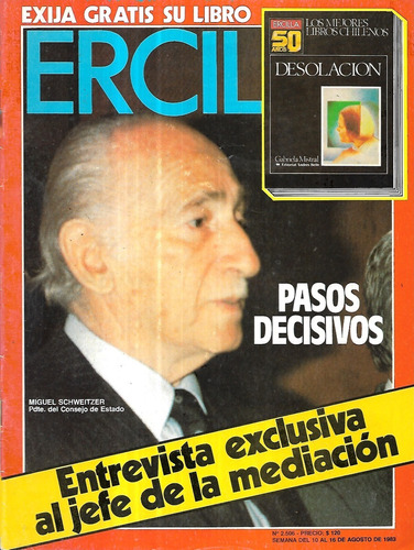 Revista Ercilla N° 2506 / Miguel Schweitzer / 16 Agosto 1983