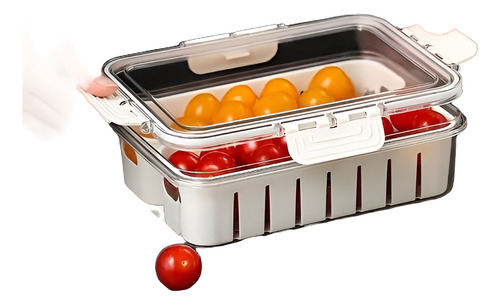 Taper Hermetico Contenedor Con Division Para Alimentos