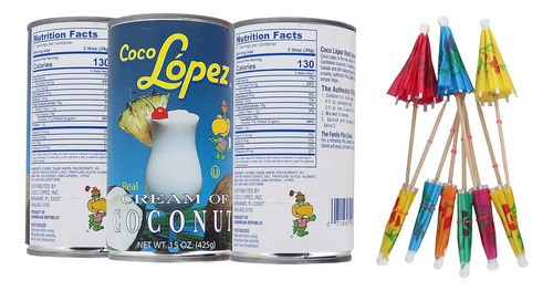 Crema De Coco, Coco Lopez 425g Aperitivos Postres