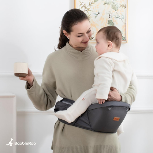 Mochila Portabebés 6 En 1 Babbleroo Con Asiento De Cadera,
